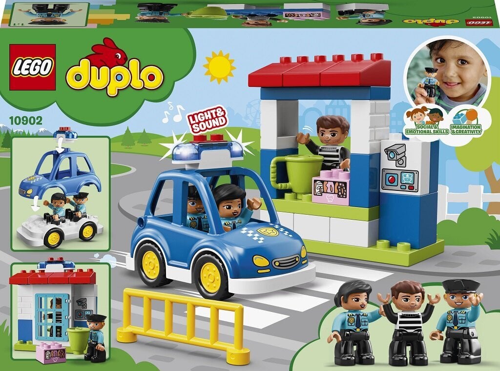 10902 LEGO® DUPLO Politseijaoskond hind ja info | Klotsid ja konstruktorid | kaup24.ee