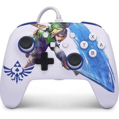 Mängupult PowerA Nintendo Switch Enhanced Master Sword Attack Zelda Link, white - Nintendo Switch Controller цена и информация | Джойстики | kaup24.ee