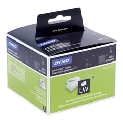 Этикетки Dymo 36 x 89 мм / прозрачные (99013 / S0722410) цена и информация | Аксессуары для принтера | kaup24.ee