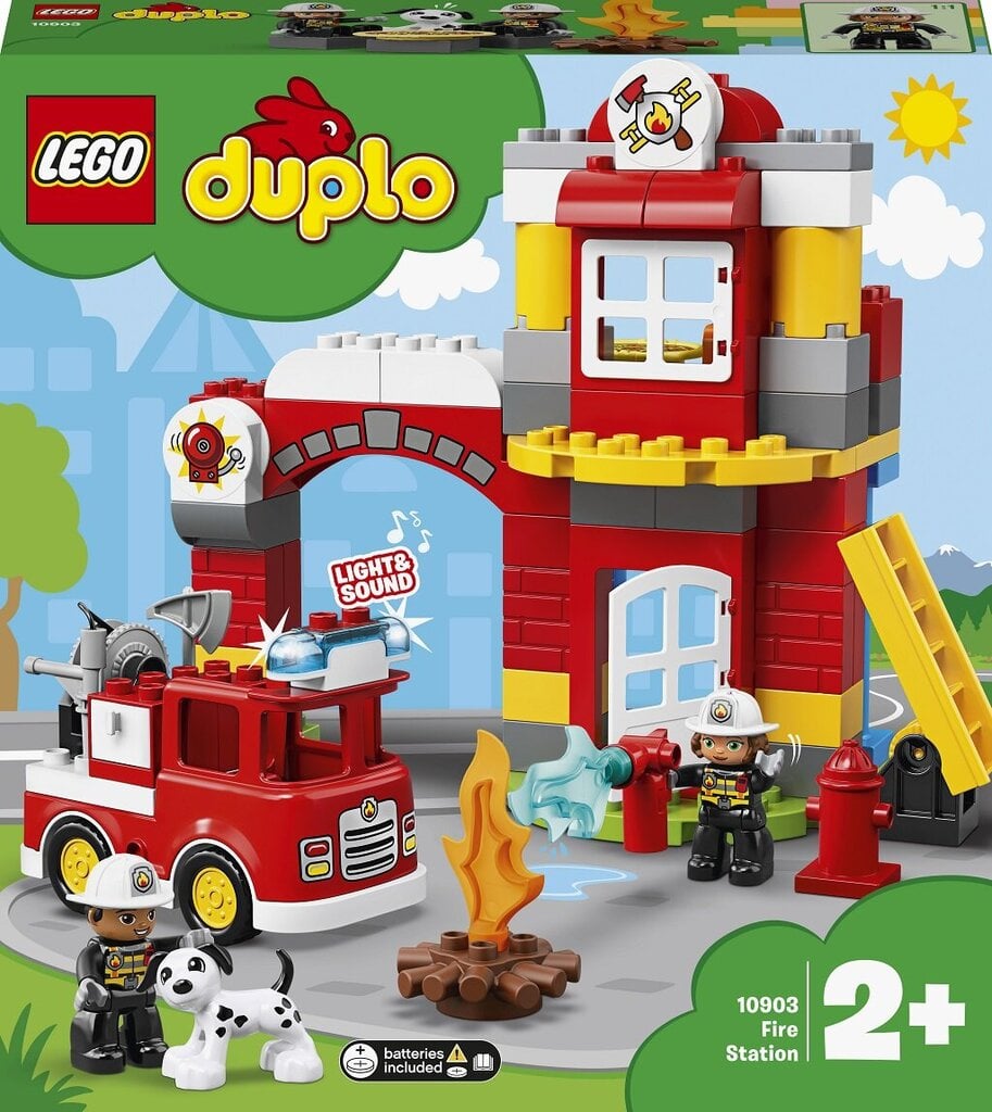 10903 LEGO® DUPLO Tuletõrjedepoo цена и информация | Klotsid ja konstruktorid | kaup24.ee