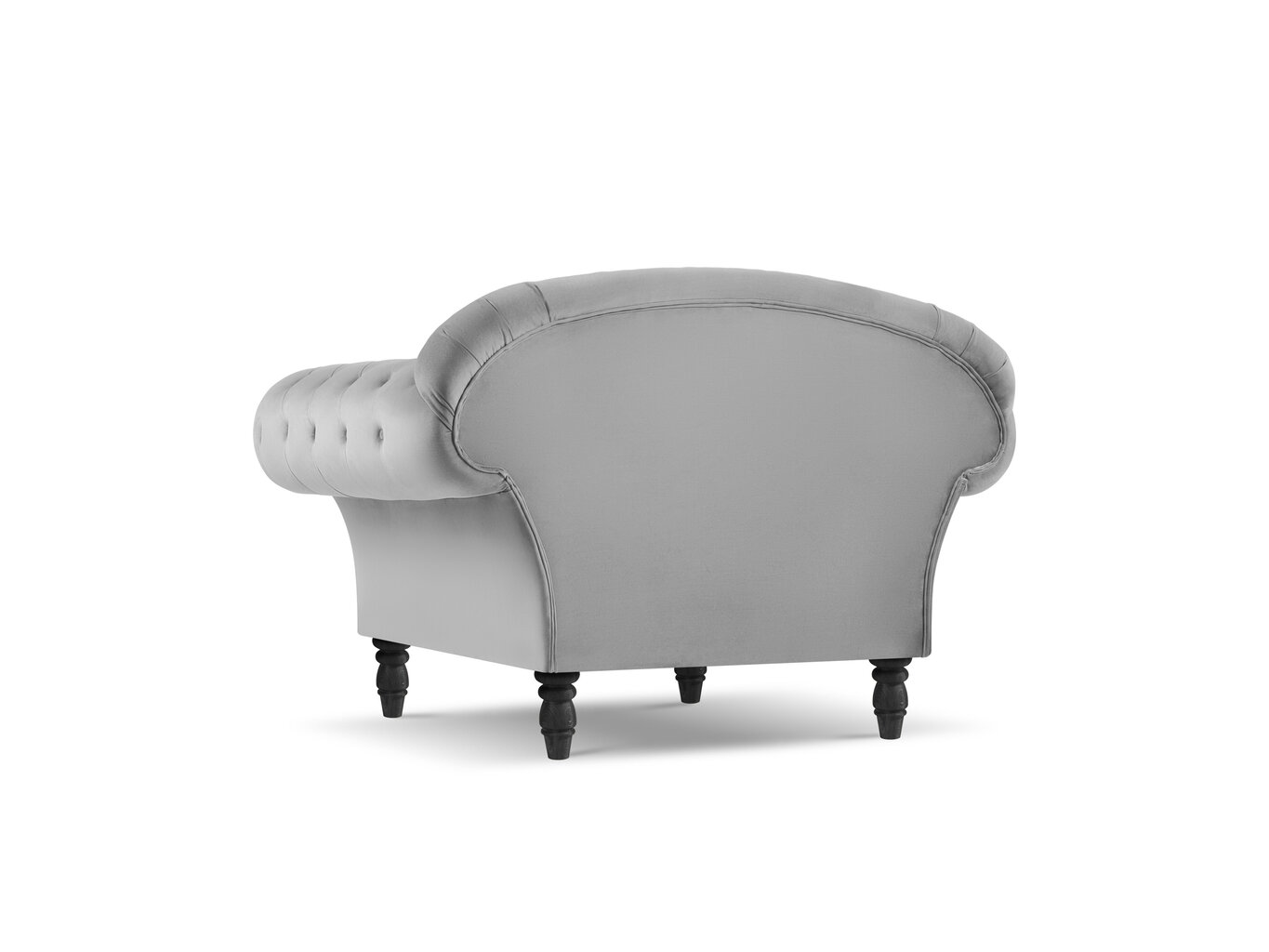 Fotelis Windsor & Co Juno, 132x96x91 cm, hall/must hind ja info | Tugitoolid ja tugitoolvoodid | kaup24.ee