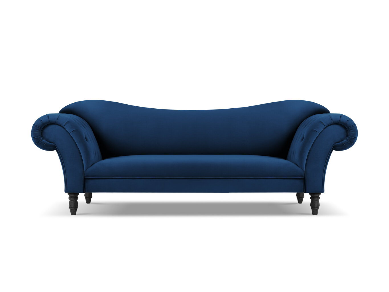 Sofa Windsor & Co Juno, 236x96x86 cm, sinine/must hind ja info | Diivanid ja diivanvoodid | kaup24.ee