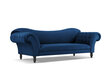 Sofa Windsor & Co Juno, 236x96x86 cm, sinine/must hind ja info | Diivanid ja diivanvoodid | kaup24.ee