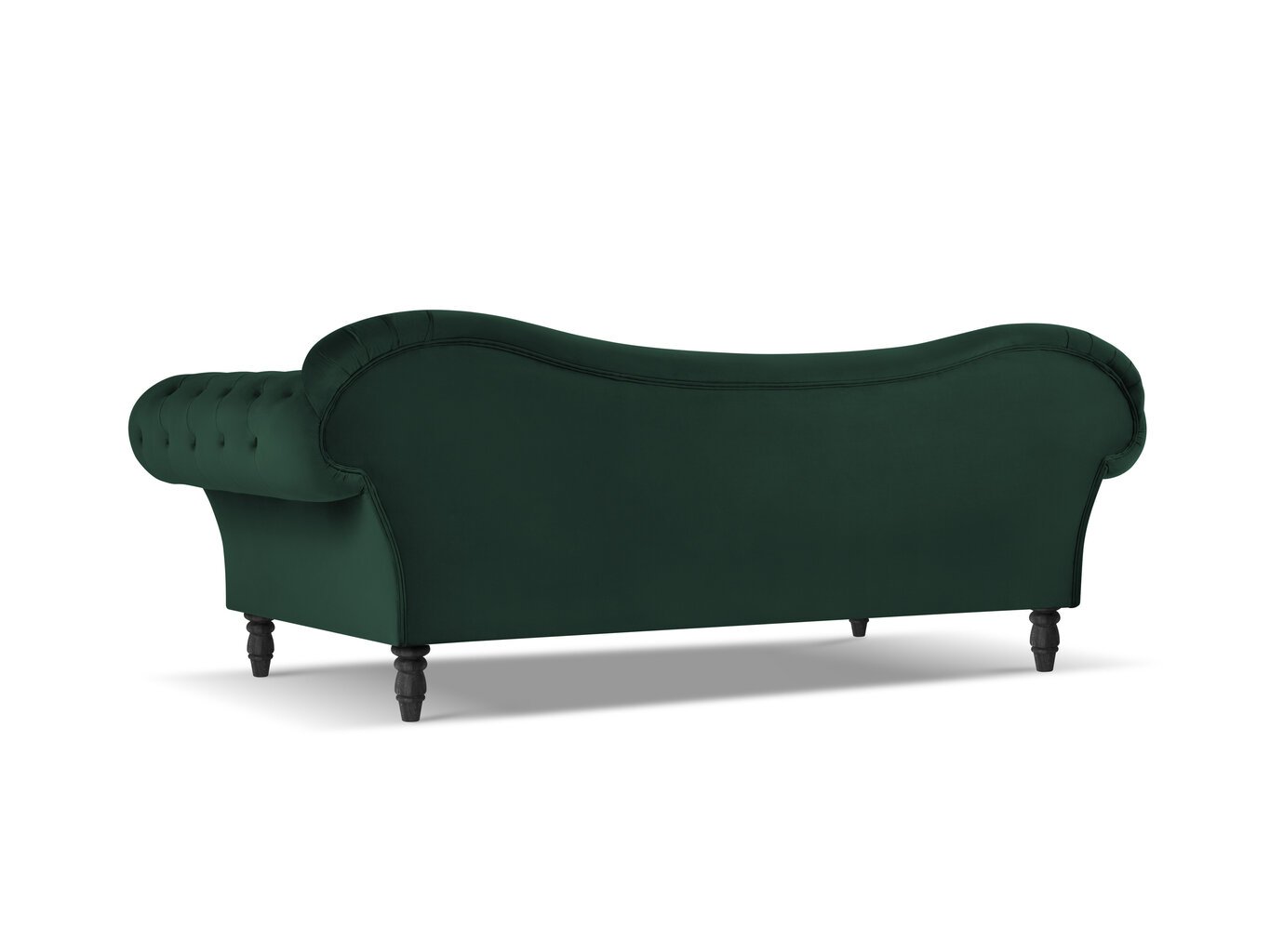 Sofa Windsor & Co Juno, 236x96x86 cm, roheline/must цена и информация | Diivanid ja diivanvoodid | kaup24.ee