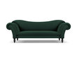 Sofa Windsor & Co Juno, 236x96x86 cm, roheline/must hind ja info | Diivanid ja diivanvoodid | kaup24.ee