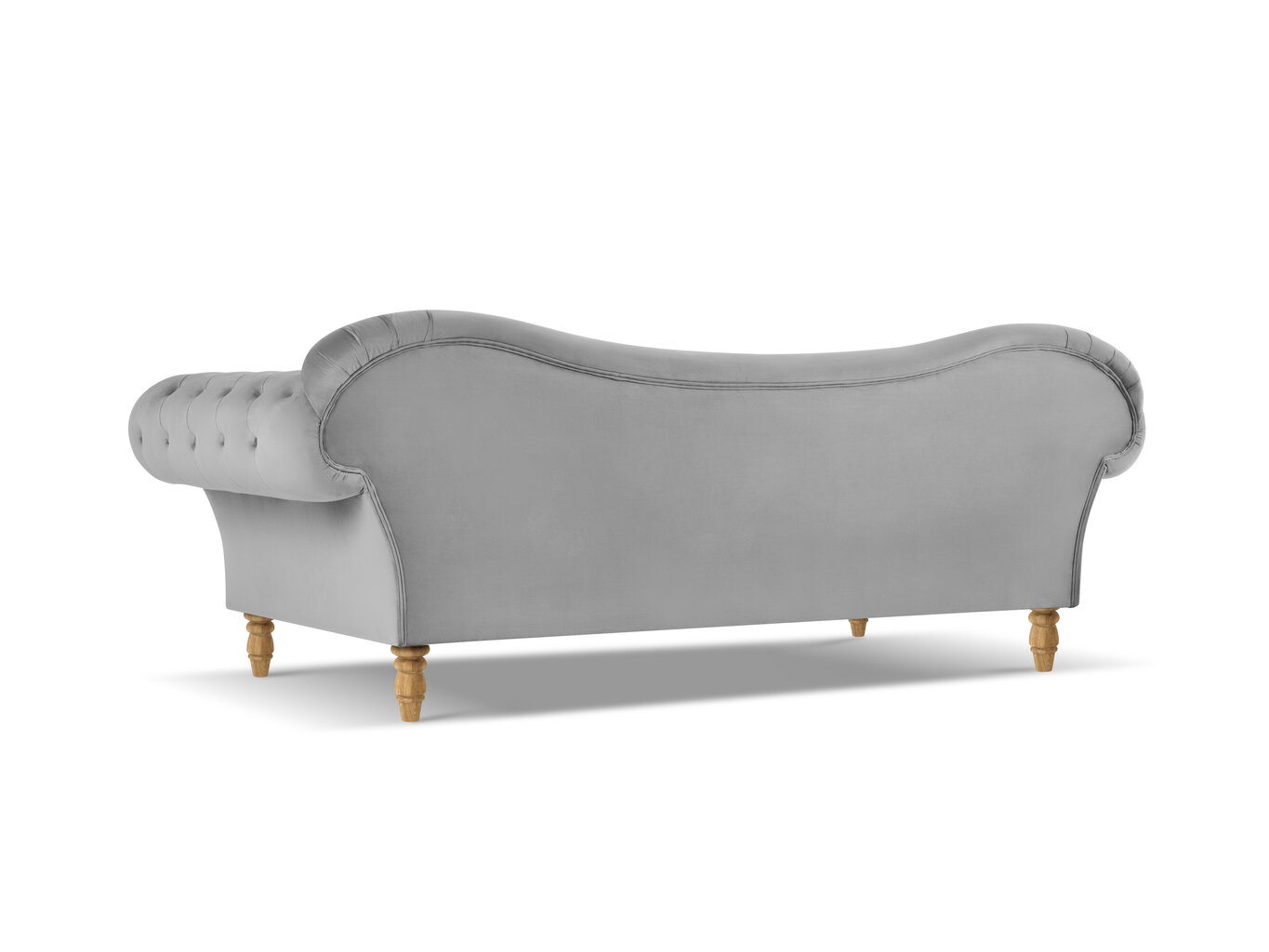 Sofa Windsor & Co Juno, 236x96x86 cm, hall/kuldne цена и информация | Diivanid ja diivanvoodid | kaup24.ee