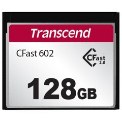 Mälukaart Transcend CFast 2.0 CFX602 128GB цена и информация | Transcend Мобильные телефоны, Фото и Видео | kaup24.ee