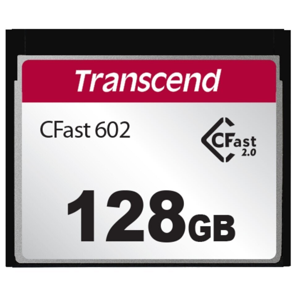 Mälukaart Transcend CFast 2.0 CFX602 128GB цена и информация | Mobiiltelefonide mälukaardid | kaup24.ee