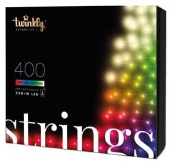 TWINKLY Strings 400 Special Edition (TWS400SPP-BEU) Умные елочные фонари 400 LED RGB+W 32 м цена и информация | Гирлянды | kaup24.ee