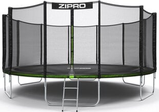 Батут Zipro 16FT, 496 см, с наружной защитной сеткой и мешочком для обуви  цена и информация | Батуты | kaup24.ee