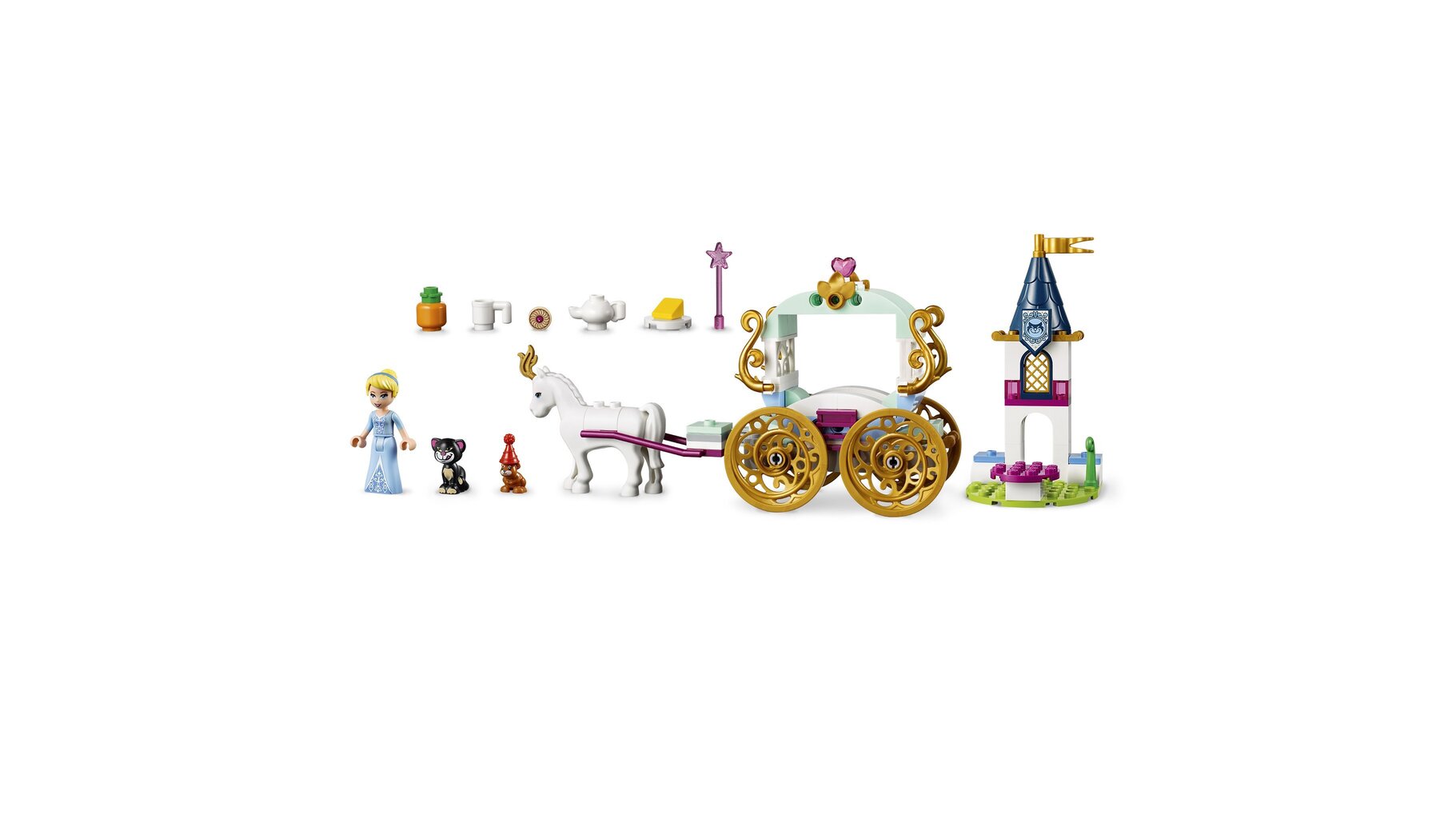 41159 LEGO® | Disney Princess Tuhkatriinuvanker цена и информация | Klotsid ja konstruktorid | kaup24.ee