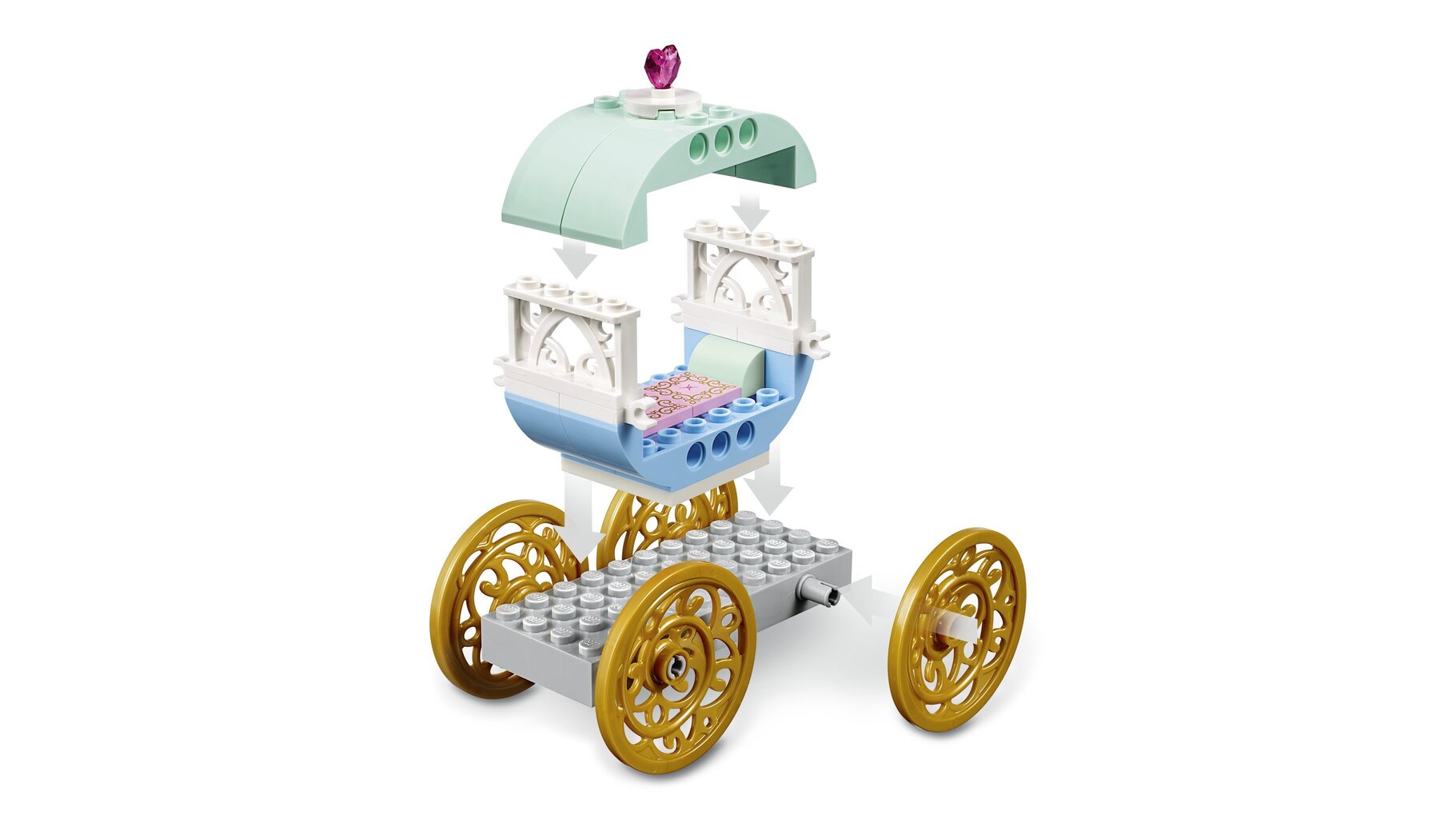 41159 LEGO® | Disney Princess Tuhkatriinuvanker цена и информация | Klotsid ja konstruktorid | kaup24.ee