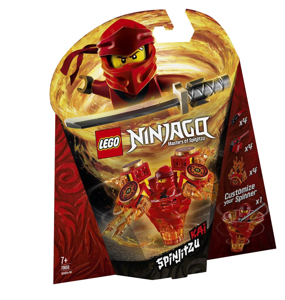 70659 LEGO® NINJAGO Spinjitzu Kai hind ja info | Klotsid ja konstruktorid | kaup24.ee