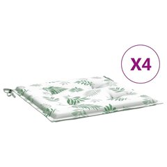 4-osaline toolipatjade komplekt vidaXL, roheline цена и информация | Подушки, наволочки, чехлы | kaup24.ee