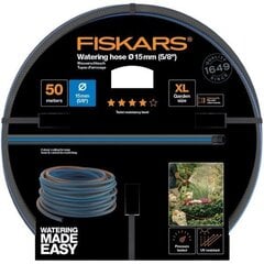Aiavoolik Fiskars Q4, 15mm (5/8'') 50 m hind ja info | Kastekannud, voolikud, niisutus | kaup24.ee