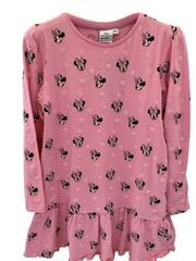 Tüdrukute kootud kleit Minnie Mouse, roosa цена и информация | Платья для девочек | kaup24.ee