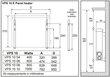 Pritsmekindel elektriradiaator VPS1010 EM 1000W hind ja info | Küttekehad | kaup24.ee