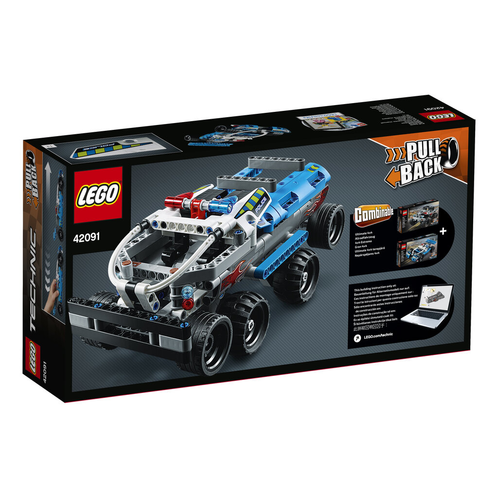 42091 LEGO® Technic Politsei jälitamine цена и информация | Klotsid ja konstruktorid | kaup24.ee