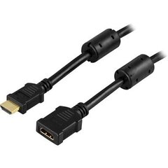 Videokaabel Deltaco HDMI-pikendus, 19-pin, 3m hind ja info | Kaablid ja juhtmed | kaup24.ee