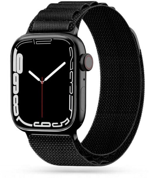 Kellarihm Tech-Protect Nylon Pro Apple Watch 42/44/45/49mm Black, must hind ja info | Nutikellade ja nutivõrude tarvikud | kaup24.ee