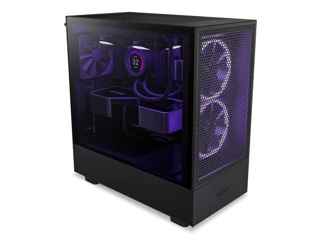 Korpus NZXT H5 Flow All must ATX CC-H51FB-01 цена и информация | Arvutikorpused | kaup24.ee