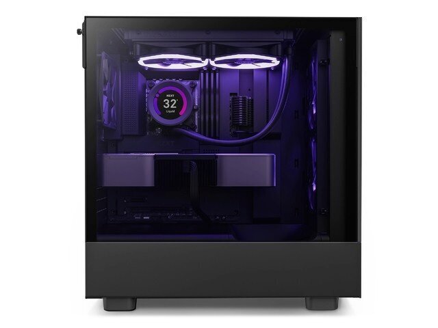 Korpus NZXT H5 Flow All must ATX CC-H51FB-01 hind ja info | Arvutikorpused | kaup24.ee