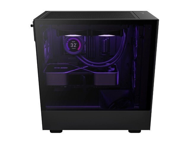 Korpus NZXT H5 Flow All must ATX CC-H51FB-01 hind ja info | Arvutikorpused | kaup24.ee