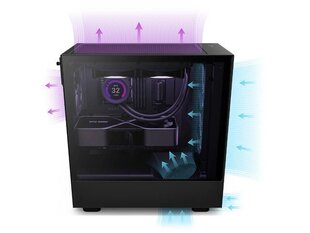 NZXT H5 Flow цена и информация | Корпус Cooler Master для ПК Elite 500 Midi | kaup24.ee