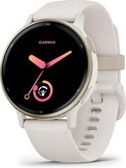 GARMIN Vívoactive® 5 Cream Gold Aluminum Bezel with Ivory Case and Silicone Band -010-02862-11 hind ja info | Nutikellad (smartwatch) | kaup24.ee