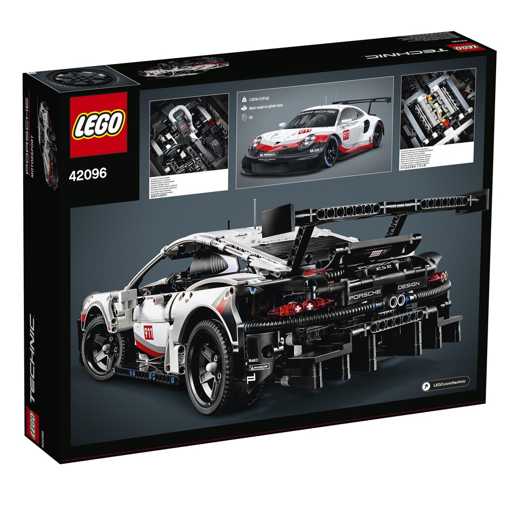 42096 LEGO® Technic Porsche 911 RSR цена и информация | Klotsid ja konstruktorid | kaup24.ee