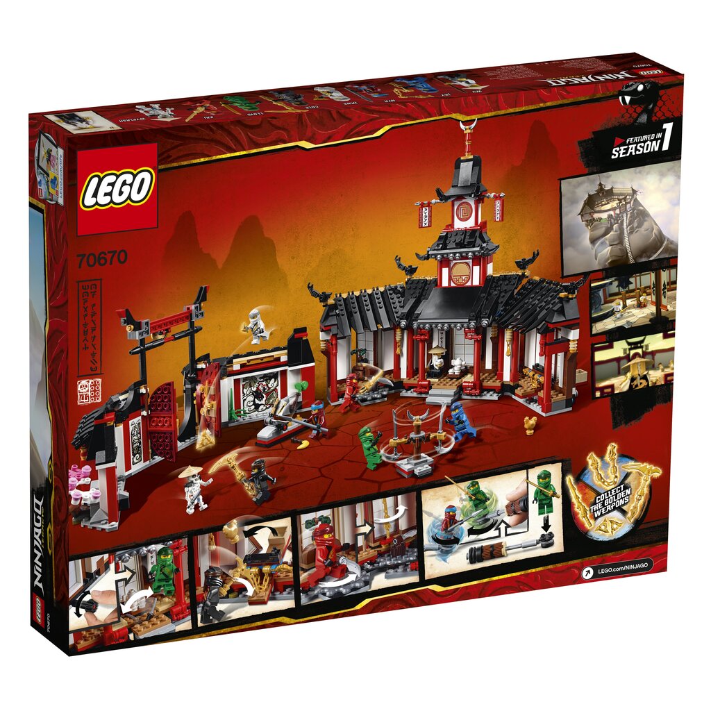 70670 LEGO® NINJAGO Spinjitzu klooster hind ja info | Klotsid ja konstruktorid | kaup24.ee