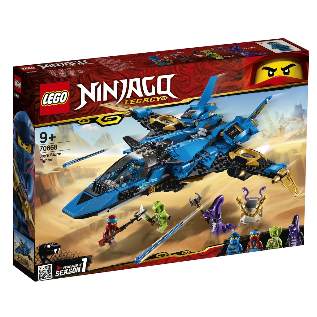 70668 LEGO® NINJAGO Jay tormilennuk цена и информация | Klotsid ja konstruktorid | kaup24.ee