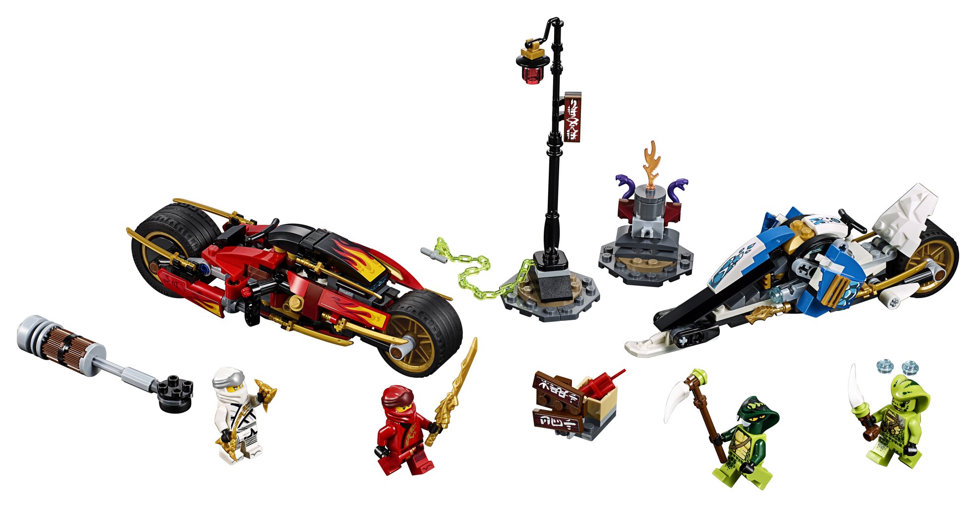 70667 LEGO® NINJAGO Kai mõõk ja Zane´isk hind ja info | Klotsid ja konstruktorid | kaup24.ee