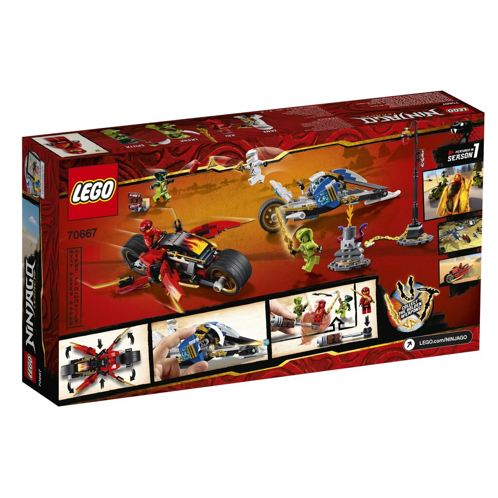 70667 LEGO® NINJAGO Kai mõõk ja Zane´isk цена и информация | Klotsid ja konstruktorid | kaup24.ee