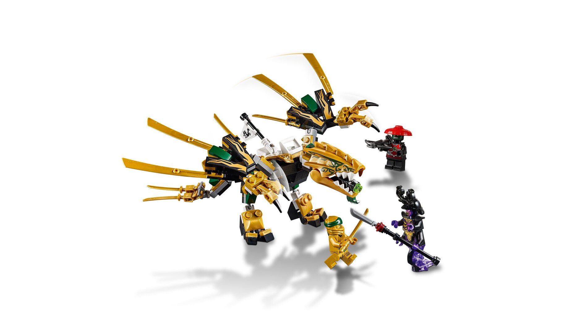 70666 LEGO® NINJAGO Kuldne draakon цена и информация | Klotsid ja konstruktorid | kaup24.ee