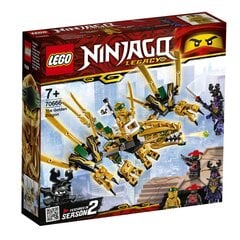 70666 LEGO® NINJAGO Золотой дракон цена и информация | Конструкторы и кубики | kaup24.ee