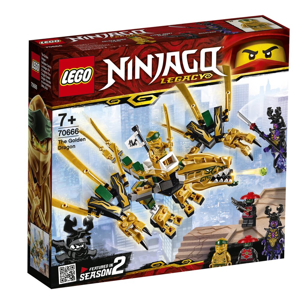 70666 LEGO® NINJAGO Kuldne draakon hind ja info | Klotsid ja konstruktorid | kaup24.ee