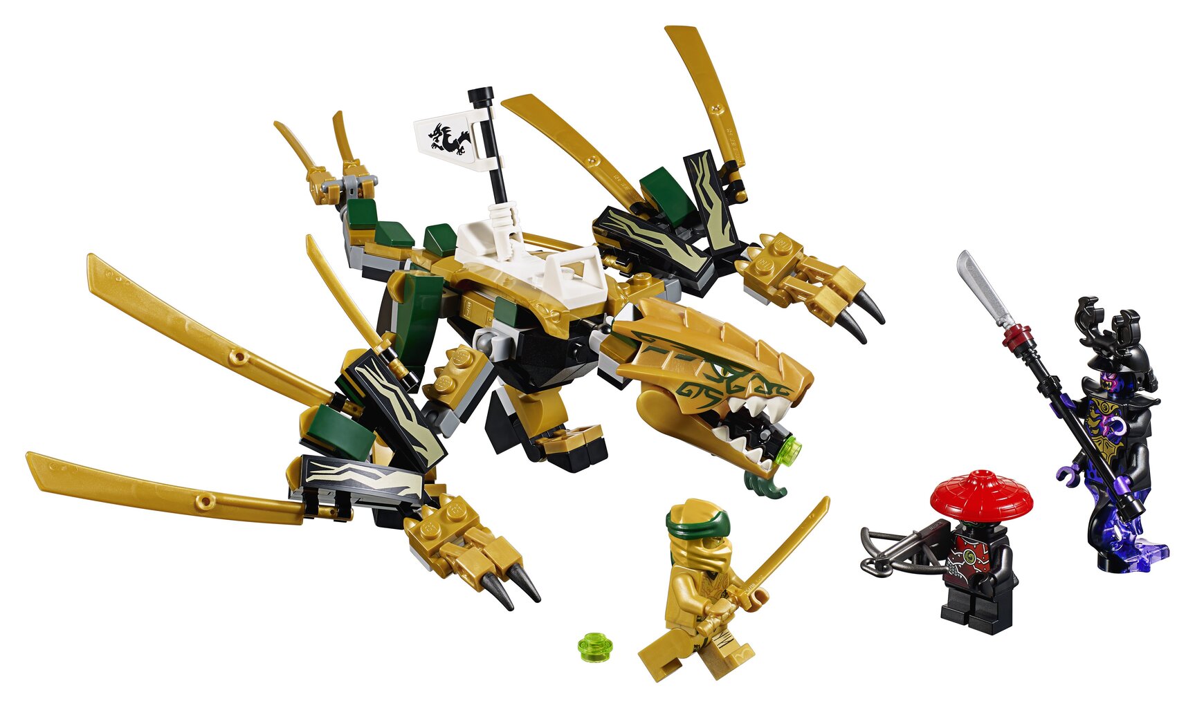 70666 LEGO® NINJAGO Kuldne draakon цена и информация | Klotsid ja konstruktorid | kaup24.ee