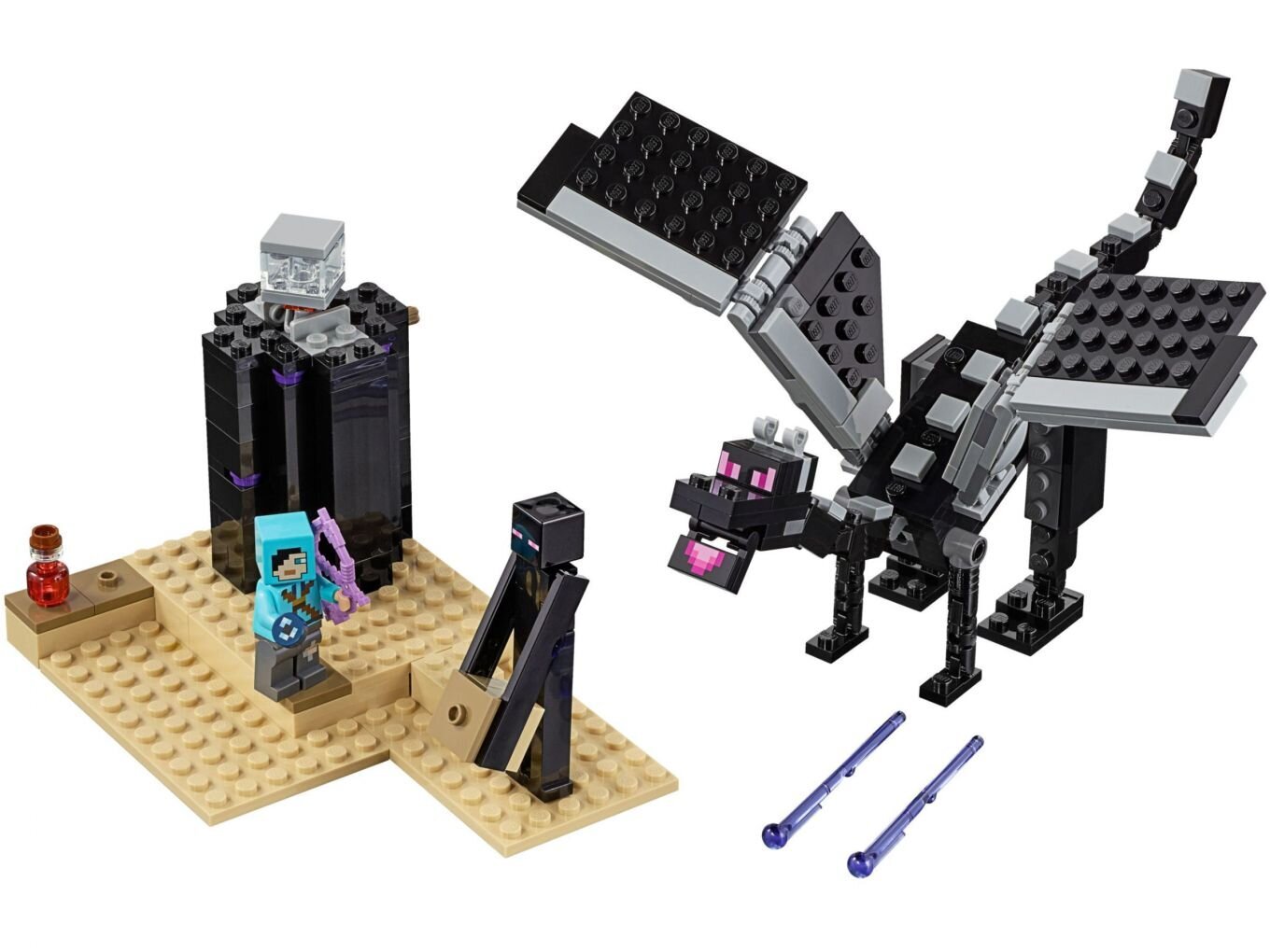 21151 LEGO® Minecraft Lahing lõppmõõtmes цена и информация | Klotsid ja konstruktorid | kaup24.ee