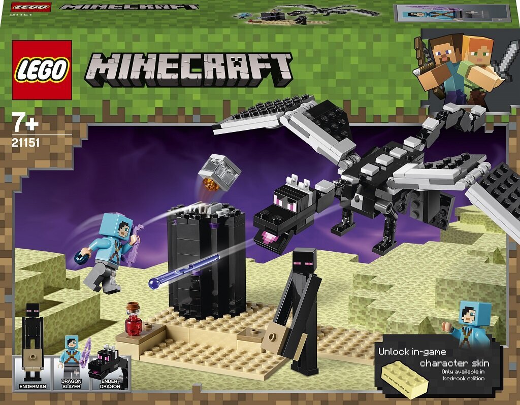 21151 LEGO® Minecraft Lahing lõppmõõtmes цена и информация | Klotsid ja konstruktorid | kaup24.ee