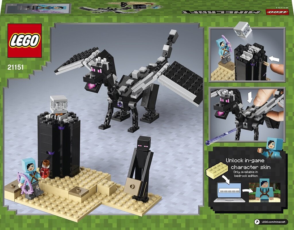 21151 LEGO® Minecraft Lahing lõppmõõtmes hind ja info | Klotsid ja konstruktorid | kaup24.ee