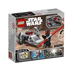 75224 LEGO® Star Warsi Sith Infiltrator minivõitleja цена и информация | Конструкторы и кубики | kaup24.ee