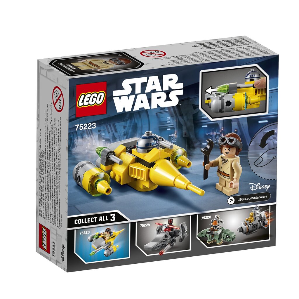 75223 LEGO® Star Wars Naboo Starfighter minihävitaja цена и информация | Klotsid ja konstruktorid | kaup24.ee