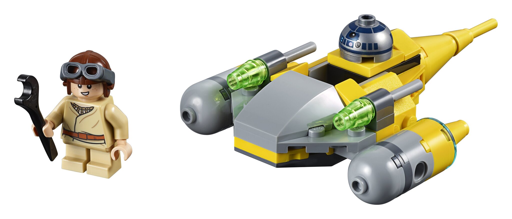 75223 LEGO® Star Wars Naboo Starfighter minihävitaja цена и информация | Klotsid ja konstruktorid | kaup24.ee