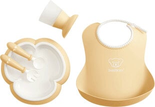 Sööginõude komplekt BabyBjörn Baby Dinner Set, 5 osa, kollane цена и информация | Детский столовый сервиз | kaup24.ee