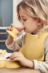 Sööginõude komplekt BabyBjörn Baby Dinner Set, 5 osa, kollane цена и информация | Детский столовый сервиз | kaup24.ee