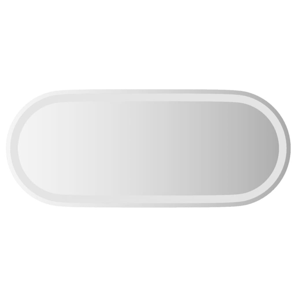 Vannitoa peegel vidaXL, 90x40 cm, valge hind ja info | Vannitoa peeglid | kaup24.ee