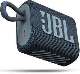 Kaasaskantav kõlar JBL GO 3 Blue, sinine цена и информация | Аудиоколонки | kaup24.ee