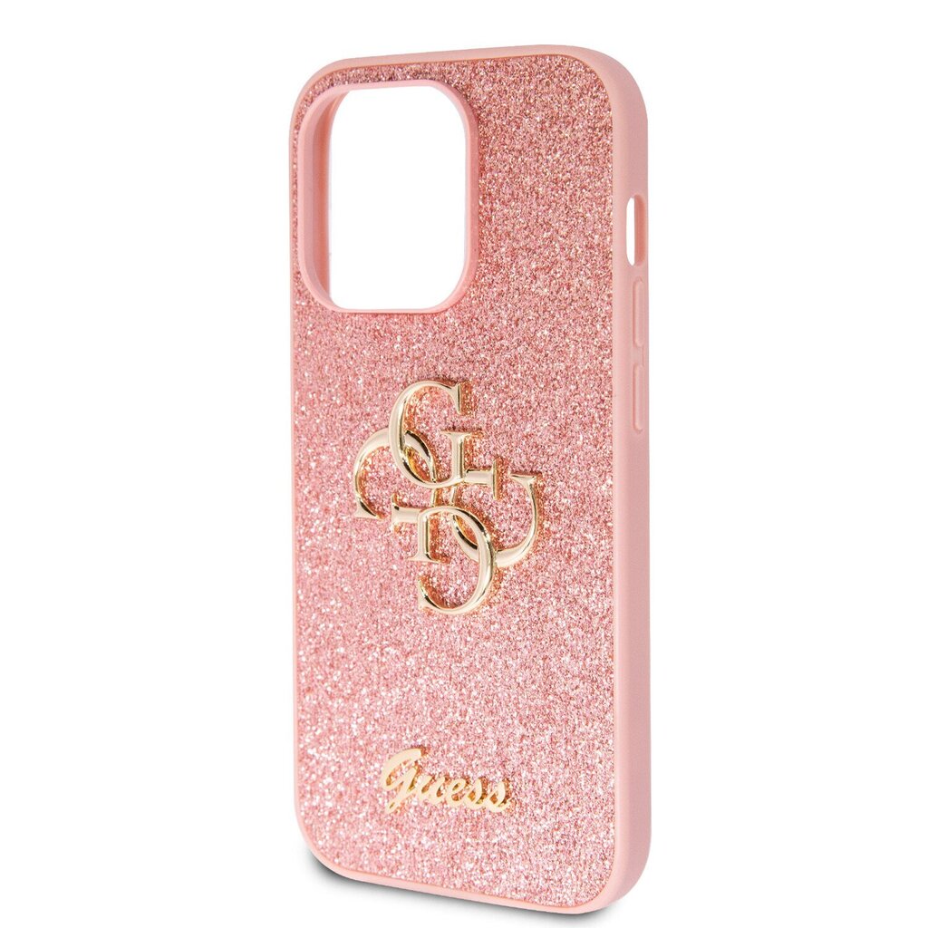 Shop CG Mobile Guess Fixed Glitter Case with Big 4G Logo