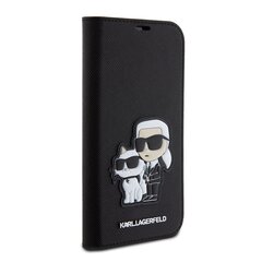 CG Mobile Karl Lagerfeld PU Saffiano Karl and Choupette NFT Book Case KLBKP15SSANKCPK hind ja info | Telefoni kaaned, ümbrised | kaup24.ee